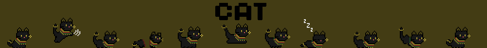 Cat Pixel Animations - Egypt