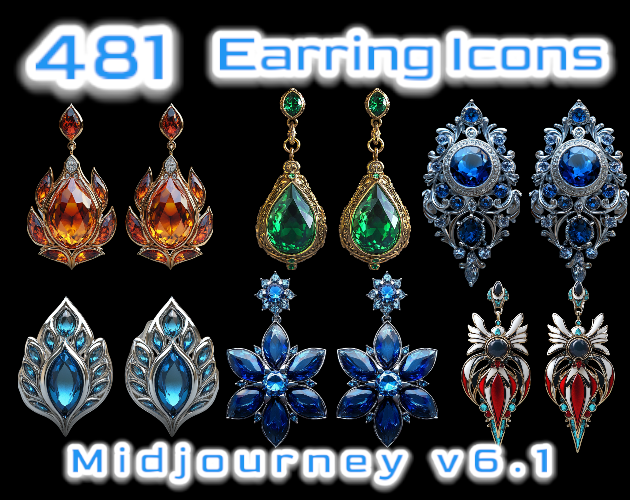 481 Earring Icons | MJv6.1