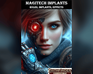 Cover image for Magitech Implants for Pathfinder RPG