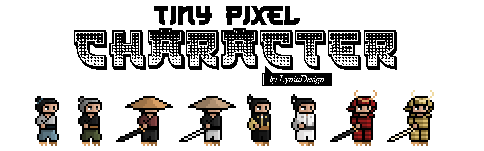 Tiny Pixel Japan Male Character Pack