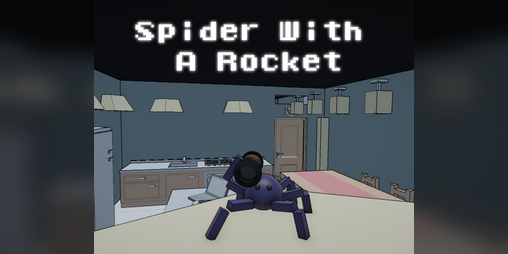 Cover image for Spider With A Rocket