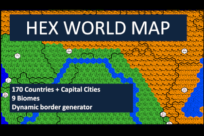 Unity3d HEX World Map