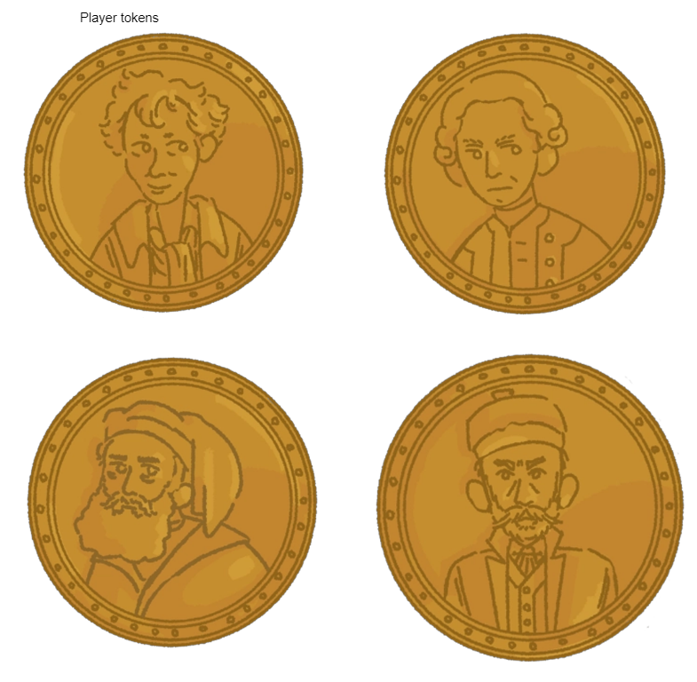 Character tokens