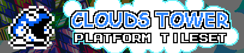 CLOUDS TOWER Plataform Tileset