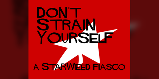 Cover image for Don't Strain Yourself: A Fiasco Playset