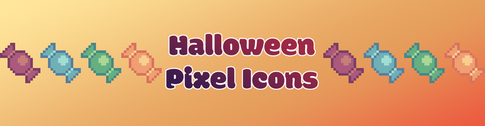 Halloween Pixel Icons