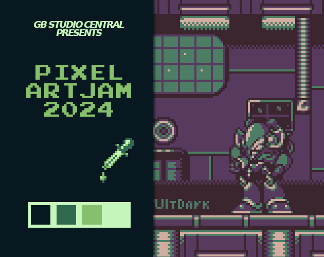 Cover image for GB Pixel Art Jam 2024 Entry - Mega Man X Mega Mission 2 Limited's Revenge