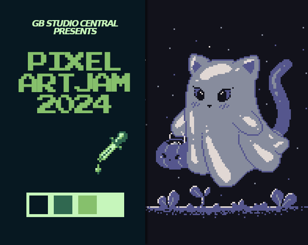 Ghost kitty by pixel myara
