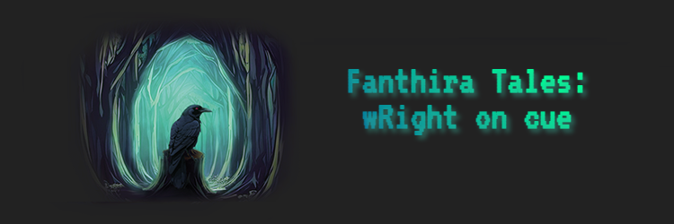 Fanthira Tales: wRight on cue