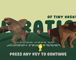 Migration of Tiny Creatures