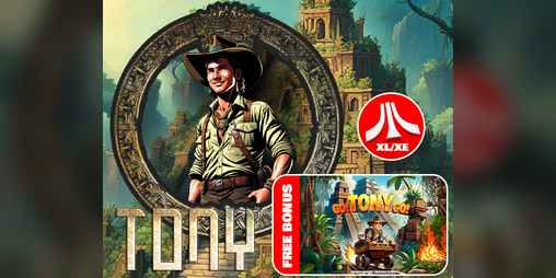 Cover image for TONY - Montezuma's Gold Atari XL/XE/RM 800XL
