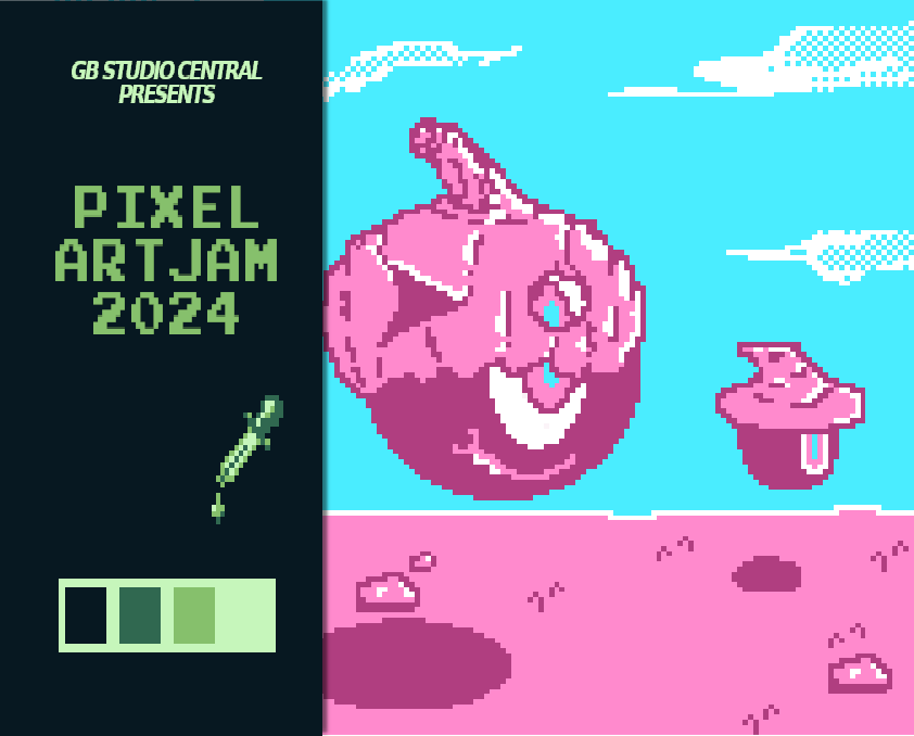 GB Pixelart Jam 2024 - Spooky Eyes