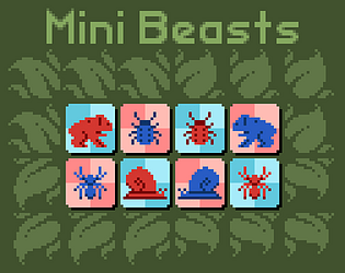 Move the mini beasts to their proper spaces in thi