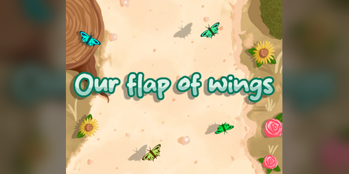 Cover image for Our flap of wings