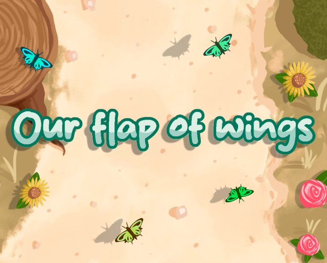 Cover image for Our flap of wings