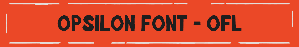 Opsilon Font - OFL