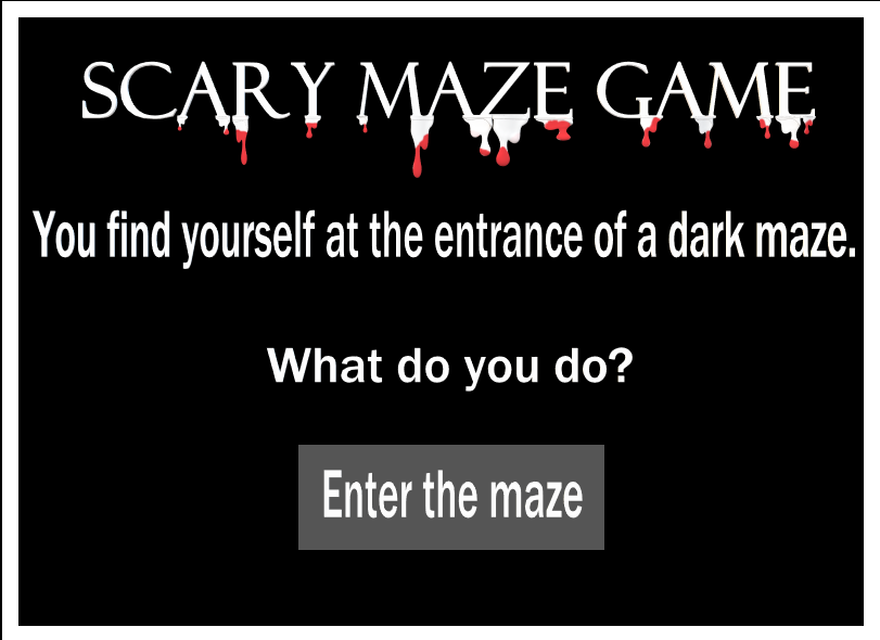 Cover image for Scary Maze Game
