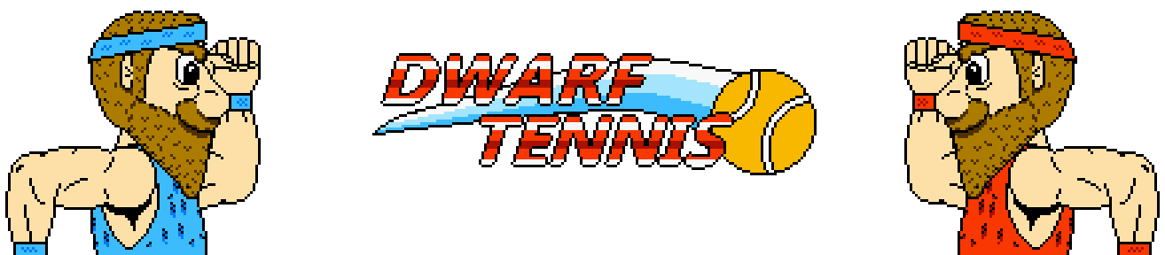 Dwarf Tennis (2P local co-op only)