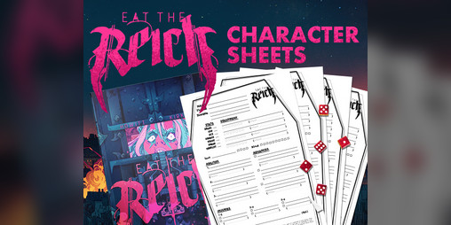 Cover image for Eat The Reich Empty Character Sheets