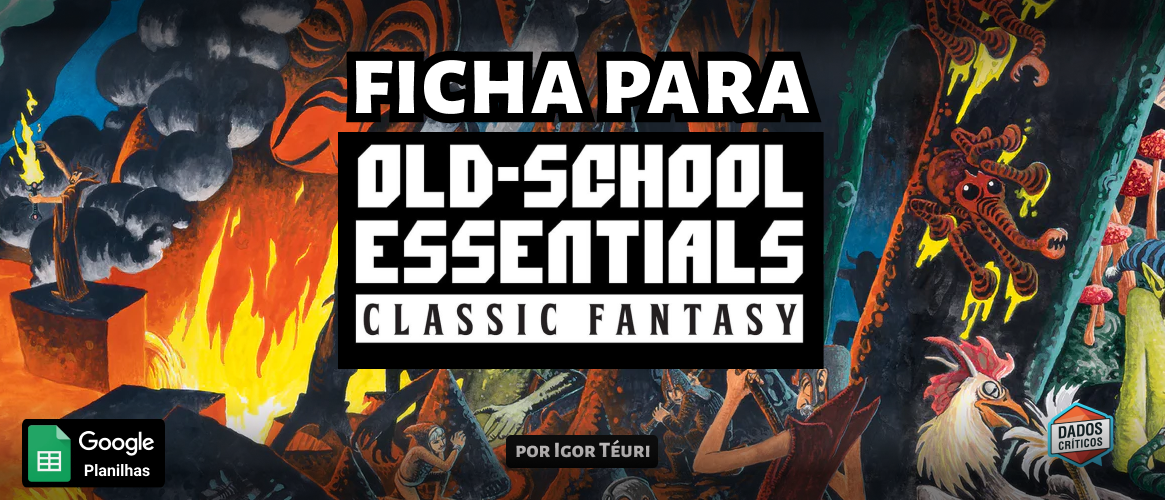 Ficha Old-School Essentials - Google Planilhas