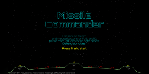 Cover image for Missile Commander