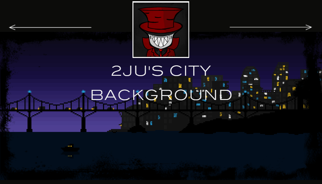 Pixel Art City Background