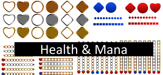 Health & Mana Bars by Celyanae