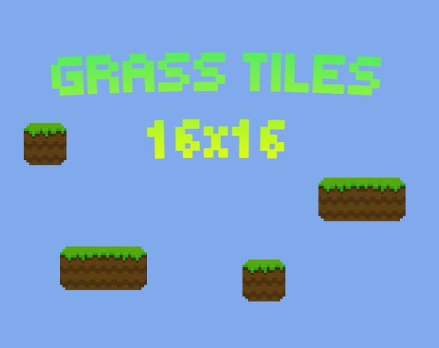 2D GRASS TILES FREE!  (16x16)