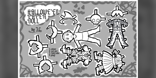 Cover image for Hallowe'en Paper Doll