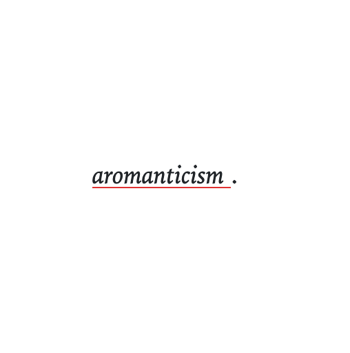 Cover image for aromanticism