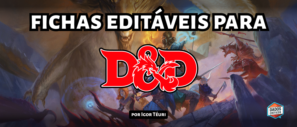 Fichas de Personagem para Dungeons & Dragons 2024