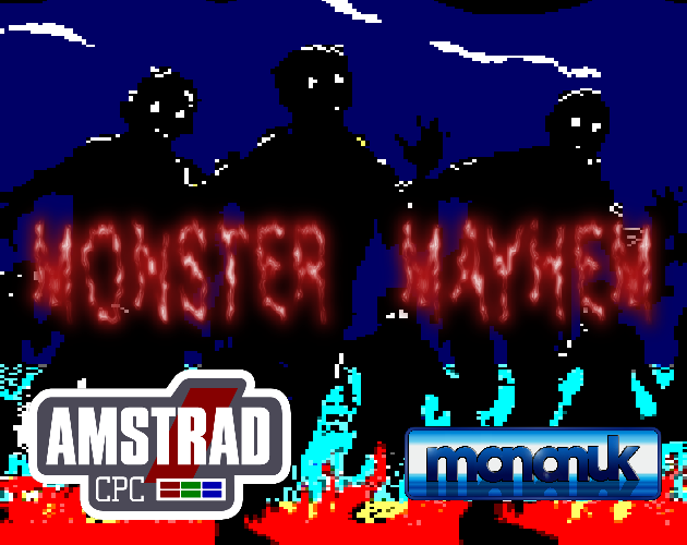 Monster Mayhem (Amstrad)