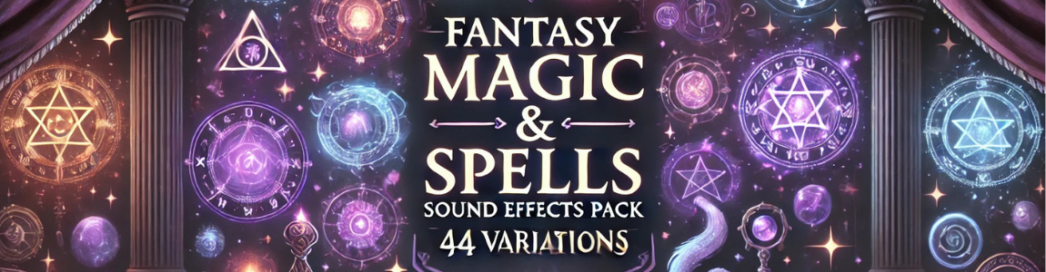 Fantasy Magic & Spells Sound Effects Pack (44 Variations)