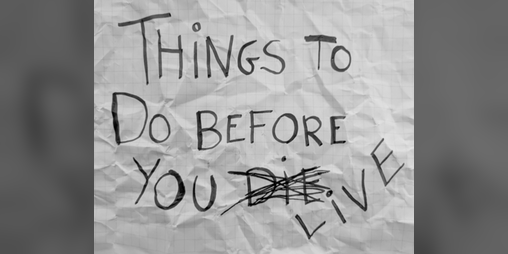 Cover image for Things to do before you d̶i̶e̶ live