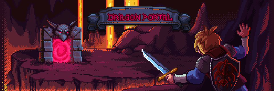 Mega Monster Pack - A "Dragon Portal" A Pixel Art Sprite Sheet