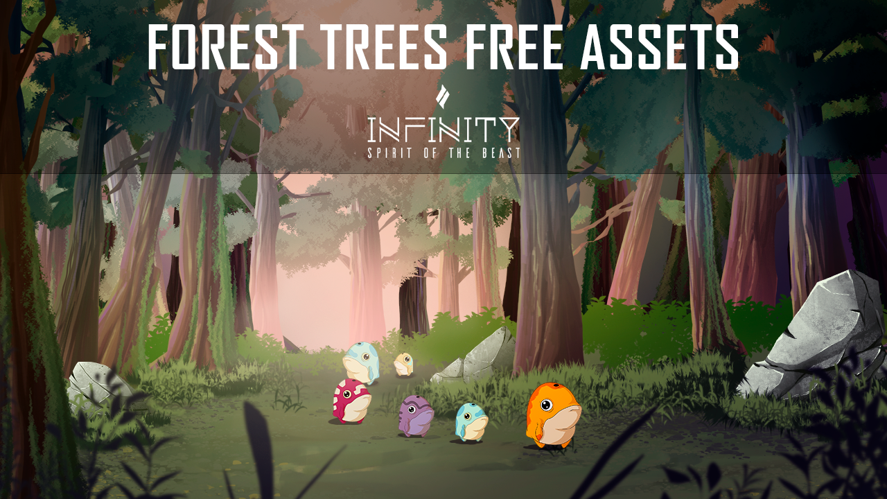 2D Forest Trees FREE Assets