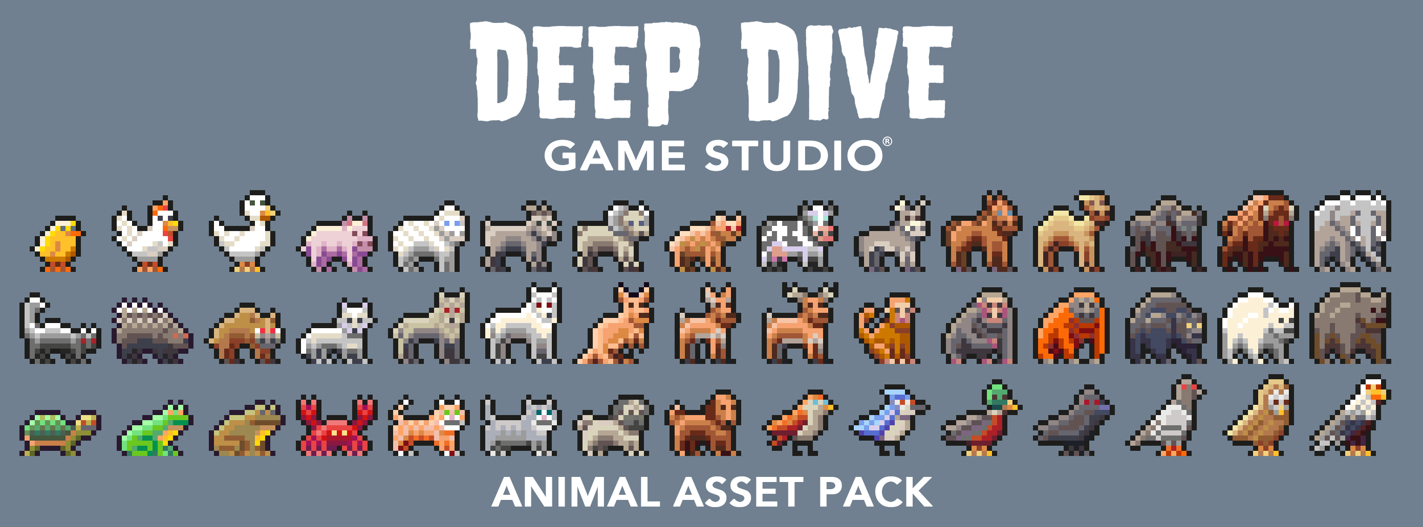 Animal Asset Pack [16x16]