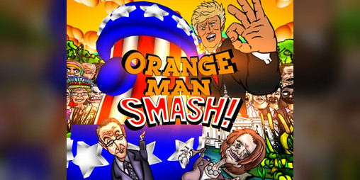 Cover image for ORANGE MAN SMASH! OMS Donald Trump Whack-a-Mole DEMO