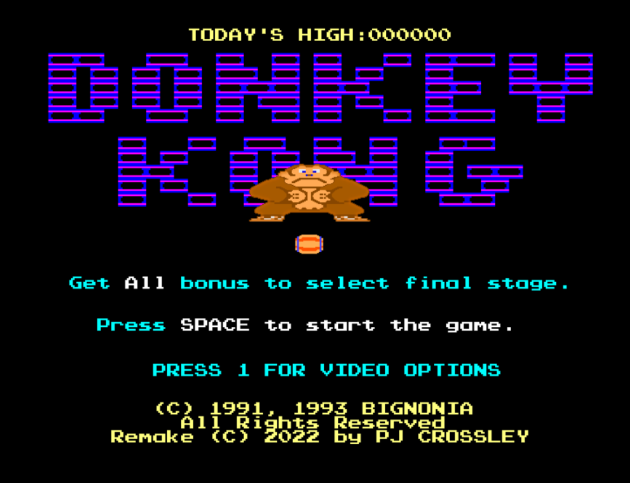 Donkey kong PD