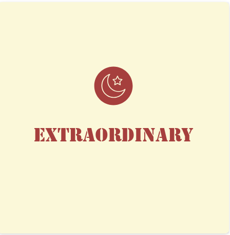Extraordinary