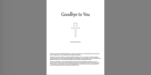 Cover image for Goodbye to You