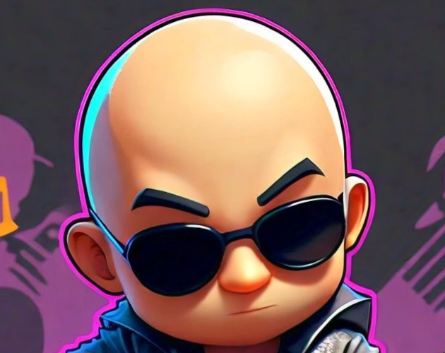 BALDMAN☯️ Super Bald Man by diegoxgarcia