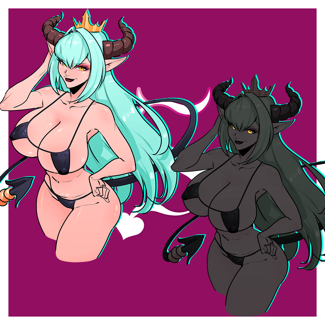 Bikini Queen Succubus Island