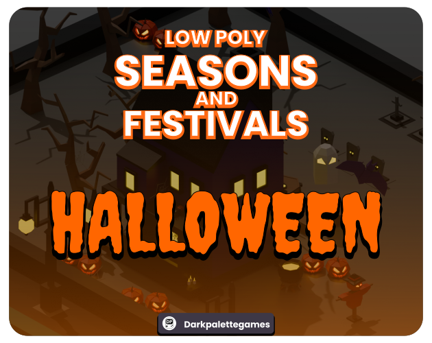LOW POLY HALLOWEEN ASSETS by DARK_PALETTE