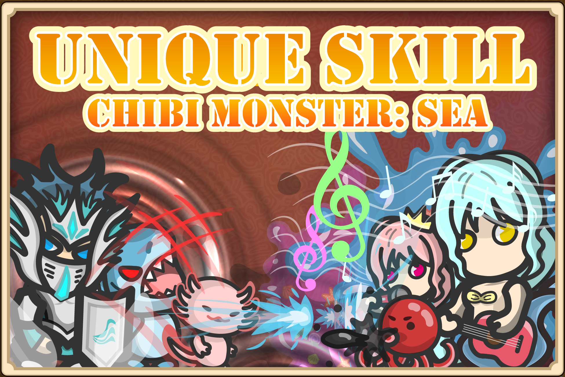 2D Monster - Cute & Chibi: Sea