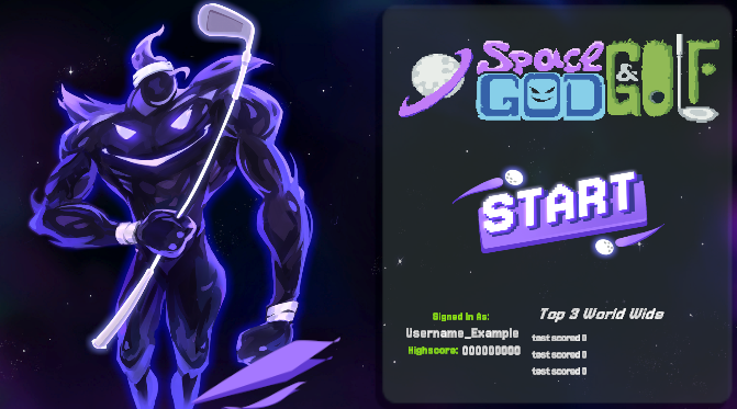 Cover image for Space, God & Golf