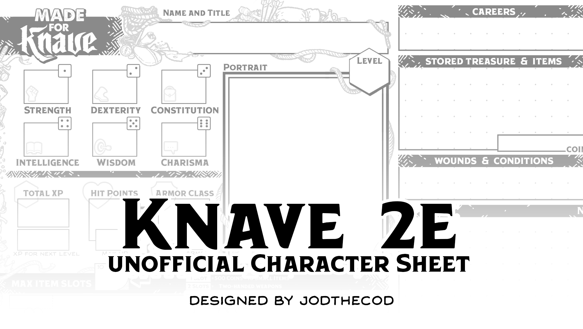 Knave 2e Character Sheet