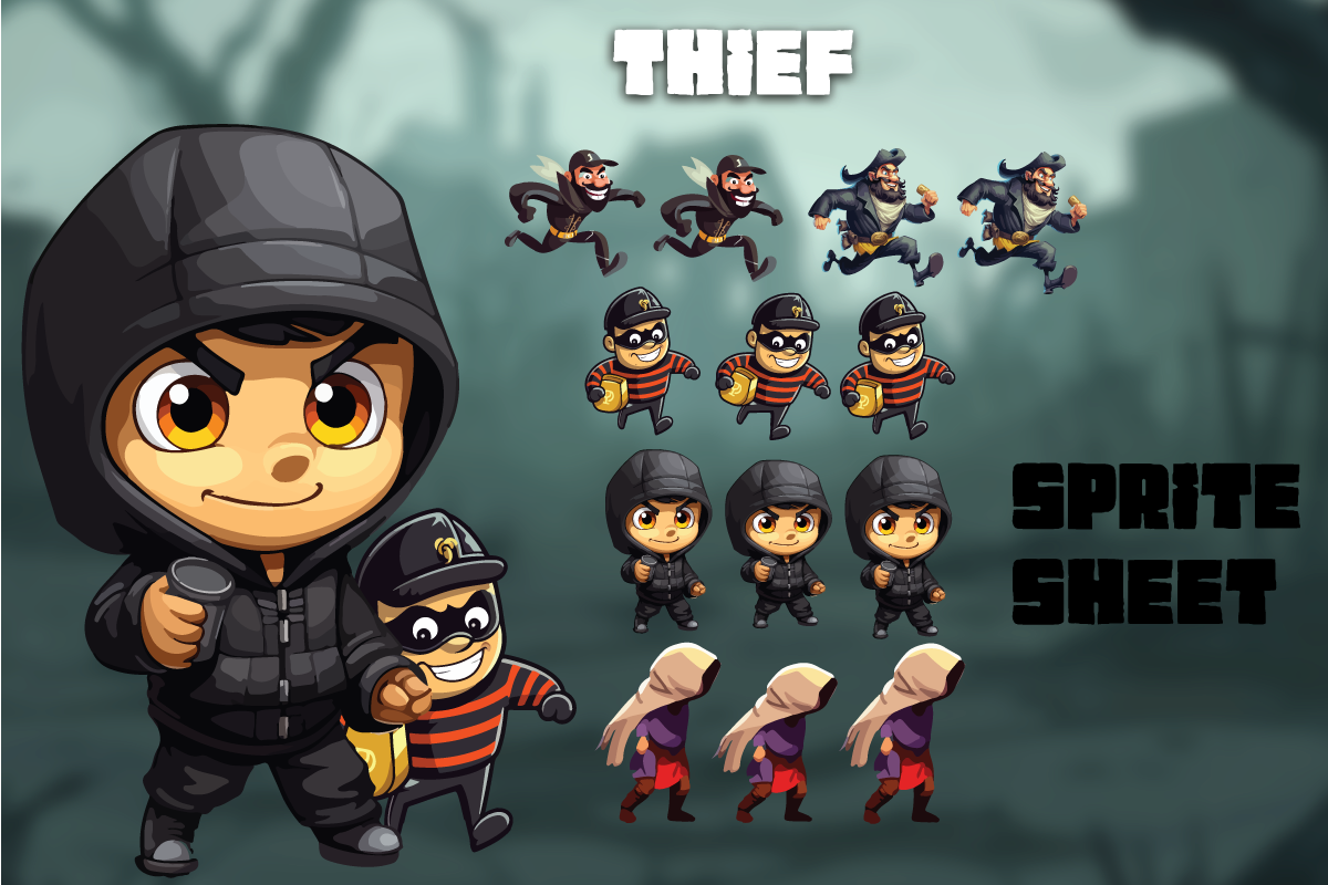 Thief Sprite Sheet