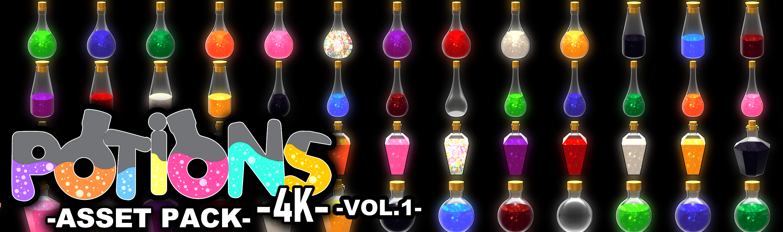 Potions 4K Asset Pack