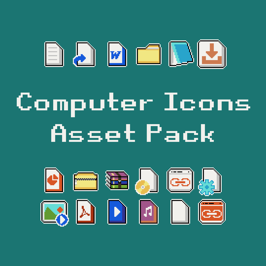 Computer Icons Asset Pack by DampSquib